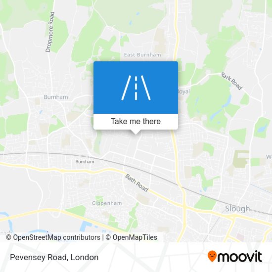 Pevensey Road map