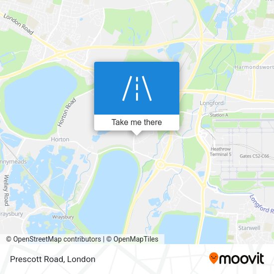 Prescott Road map