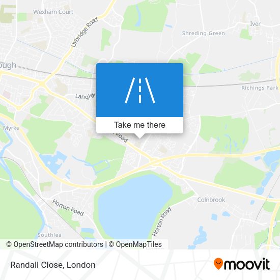 Randall Close map