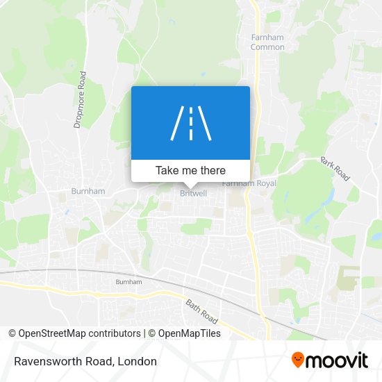 Ravensworth Road map