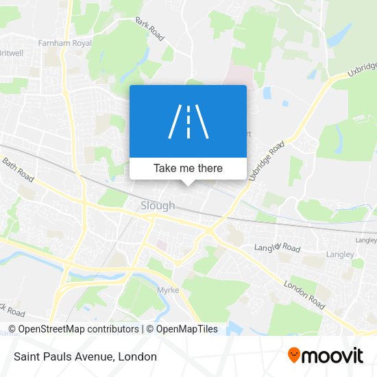 Saint Pauls Avenue map