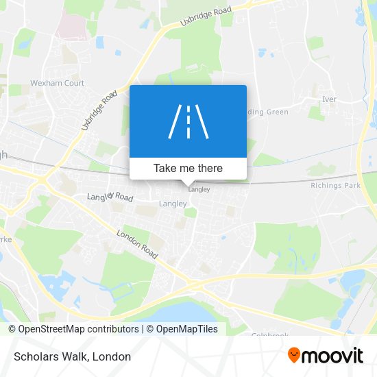 Scholars Walk map