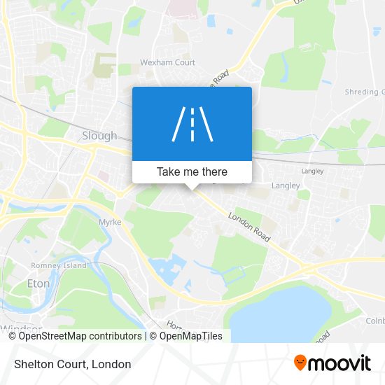 Shelton Court map