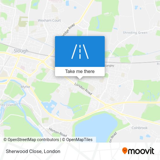 Sherwood Close map