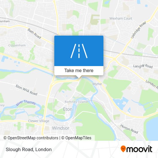 Slough Road map