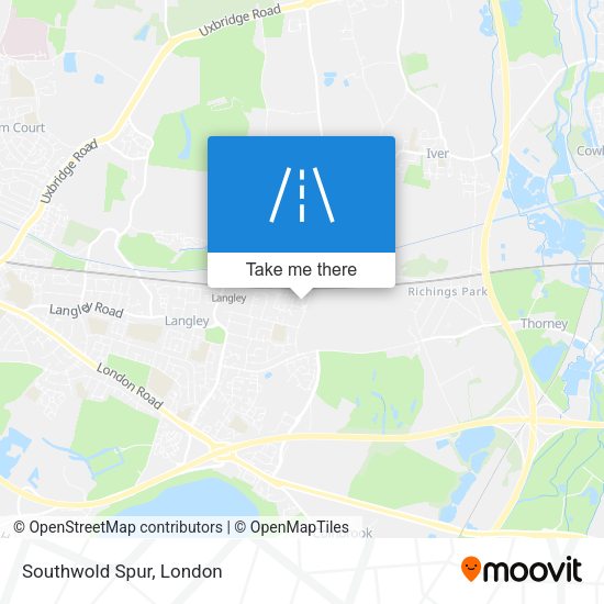 Southwold Spur map