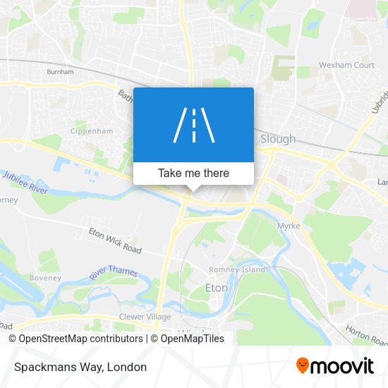 Spackmans Way map