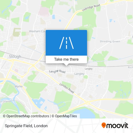 Springate Field map