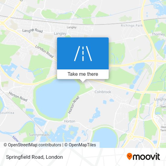 Springfield Road map