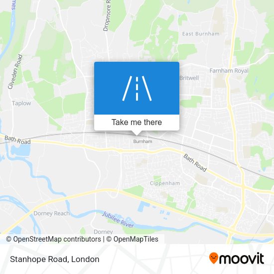 Stanhope Road map