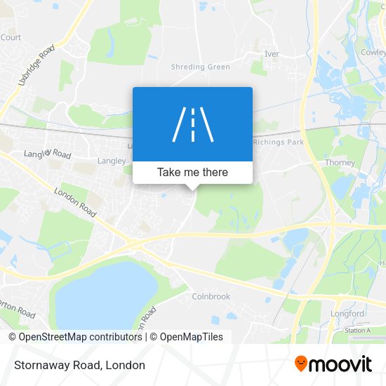 Stornaway Road map