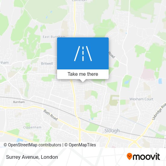 Surrey Avenue map