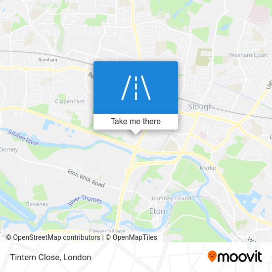 Tintern Close map