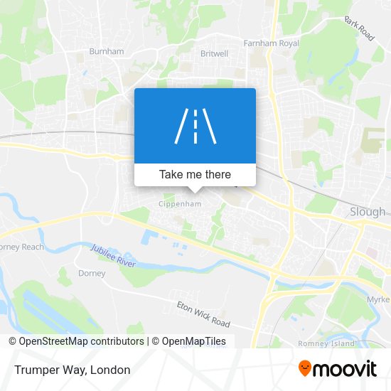 Trumper Way map