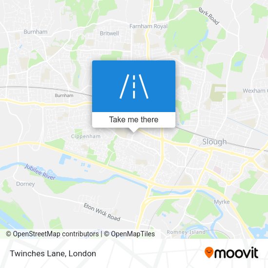 Twinches Lane map