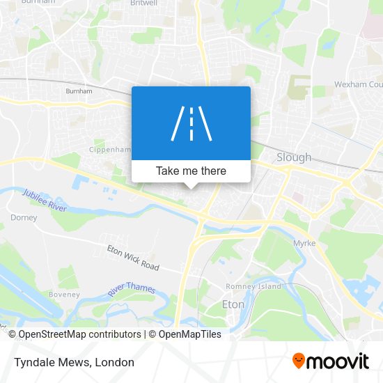 Tyndale Mews map