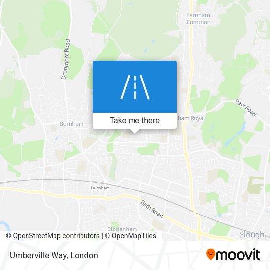 Umberville Way map