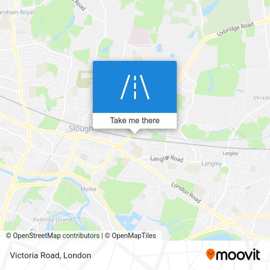 Victoria Road map
