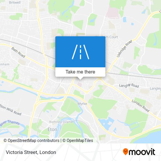 Victoria Street map