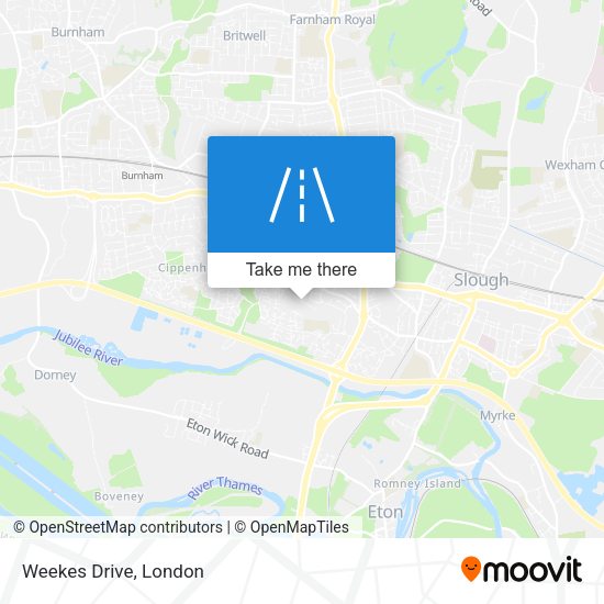 Weekes Drive map
