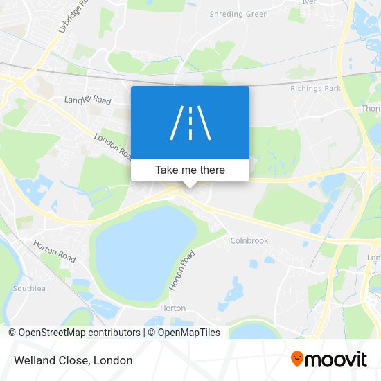 Welland Close map