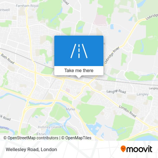 Wellesley Road map