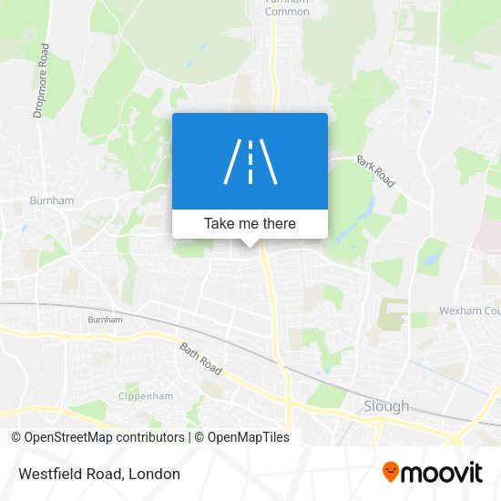Westfield Road map