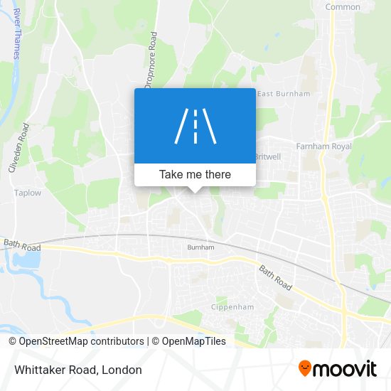 Whittaker Road map