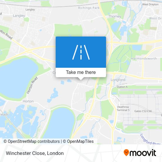Winchester Close map