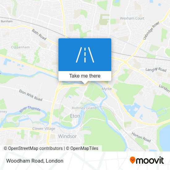 Woodham Road map
