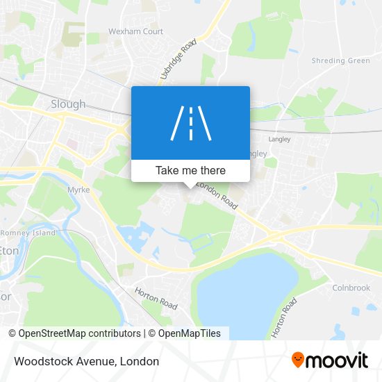 Woodstock Avenue map