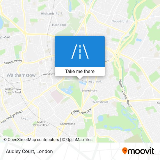 Audley Court map