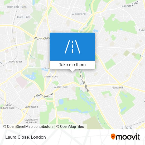 Laura Close map