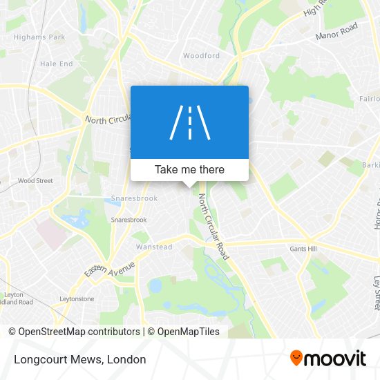 Longcourt Mews map