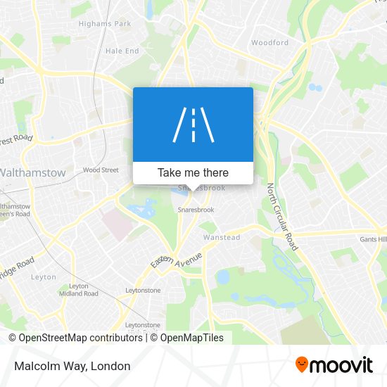 Malcolm Way map