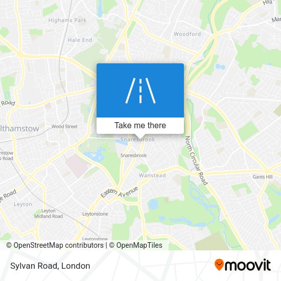 Sylvan Road map