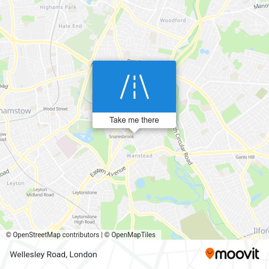 Wellesley Road map