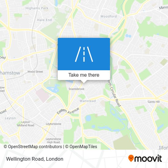 Wellington Road map