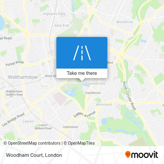 Woodham Court map