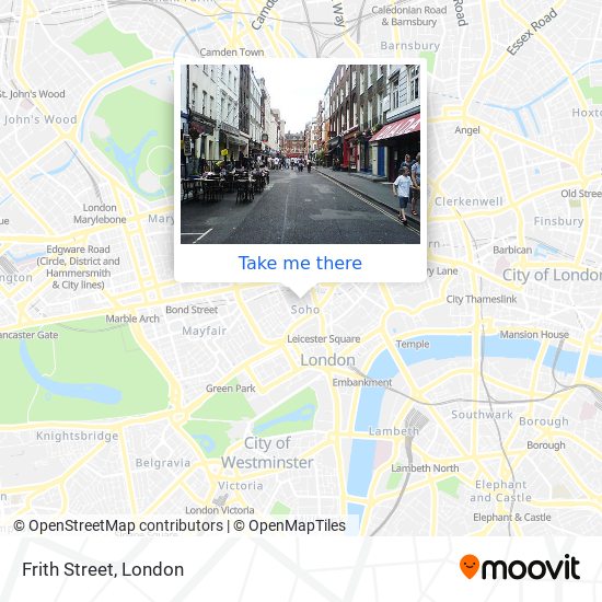 Frith Street map