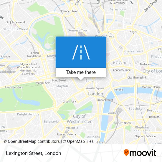 Lexington Street map