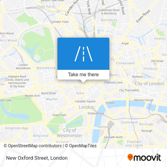 New Oxford Street map
