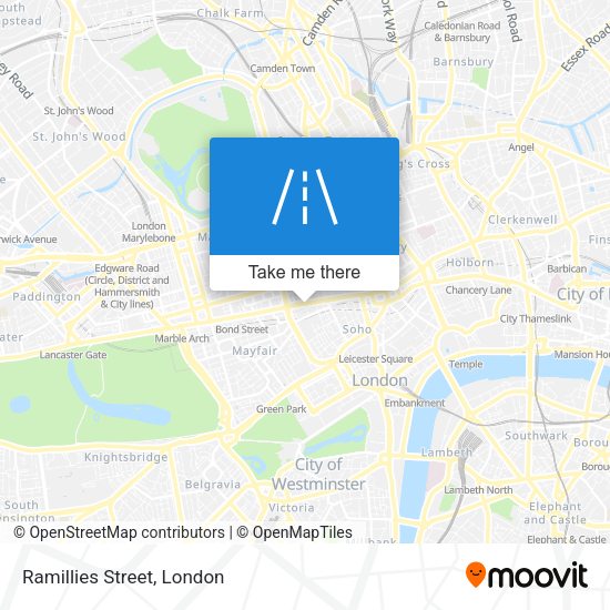 Ramillies Street map