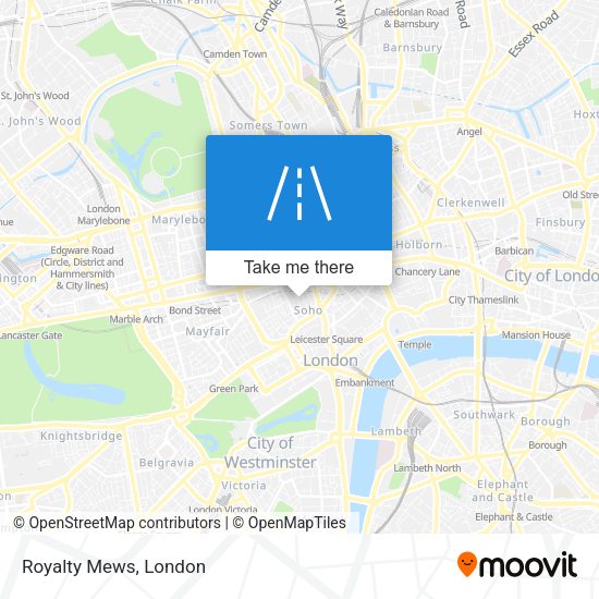 Royalty Mews map