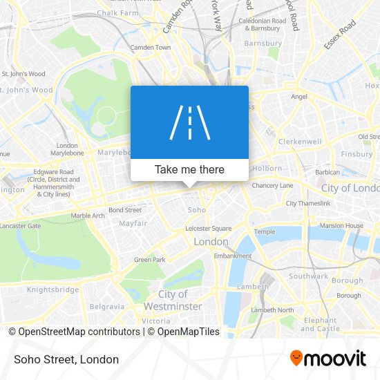 Soho Street map