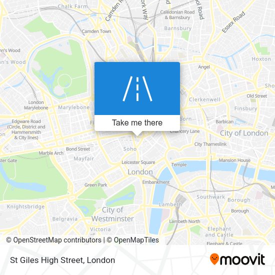 St Giles High Street map