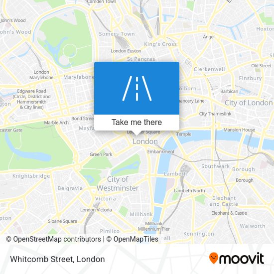 Whitcomb Street map