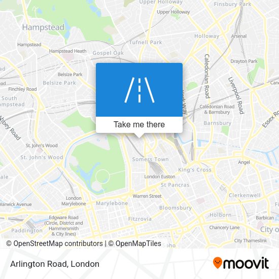 Arlington Road map