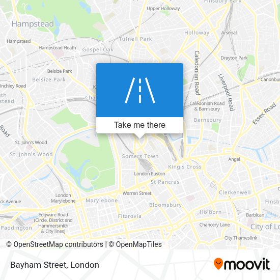 Bayham Street map