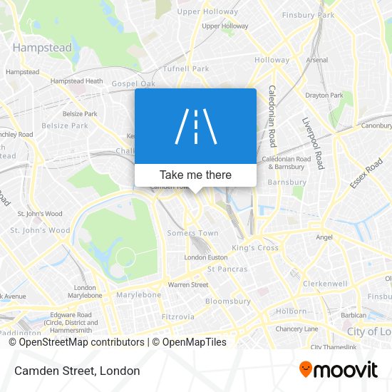 Camden Street map